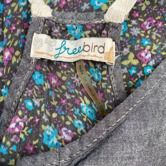 Freebird Racerback Floral Tank Top - Picture 7 of 8
